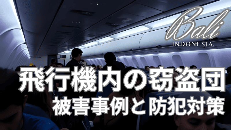 飛行機内の窃盗団