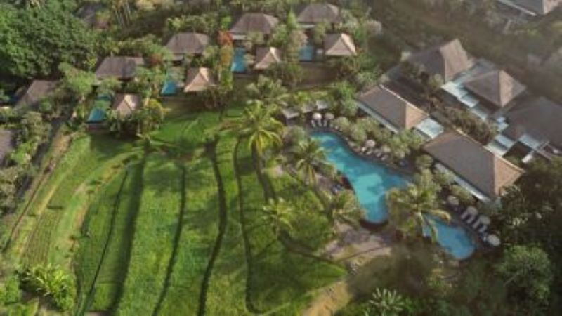 バリ島ウブド　りっつカールトンリザーブ外観