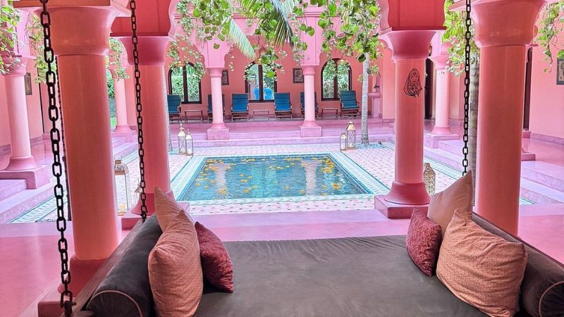 Body Works Baliの中庭風景