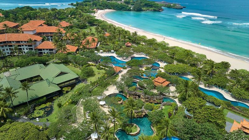 ジンバランは高級リゾート風景