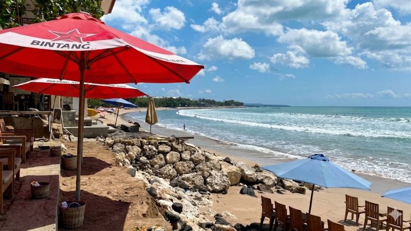 クタビーチの現状