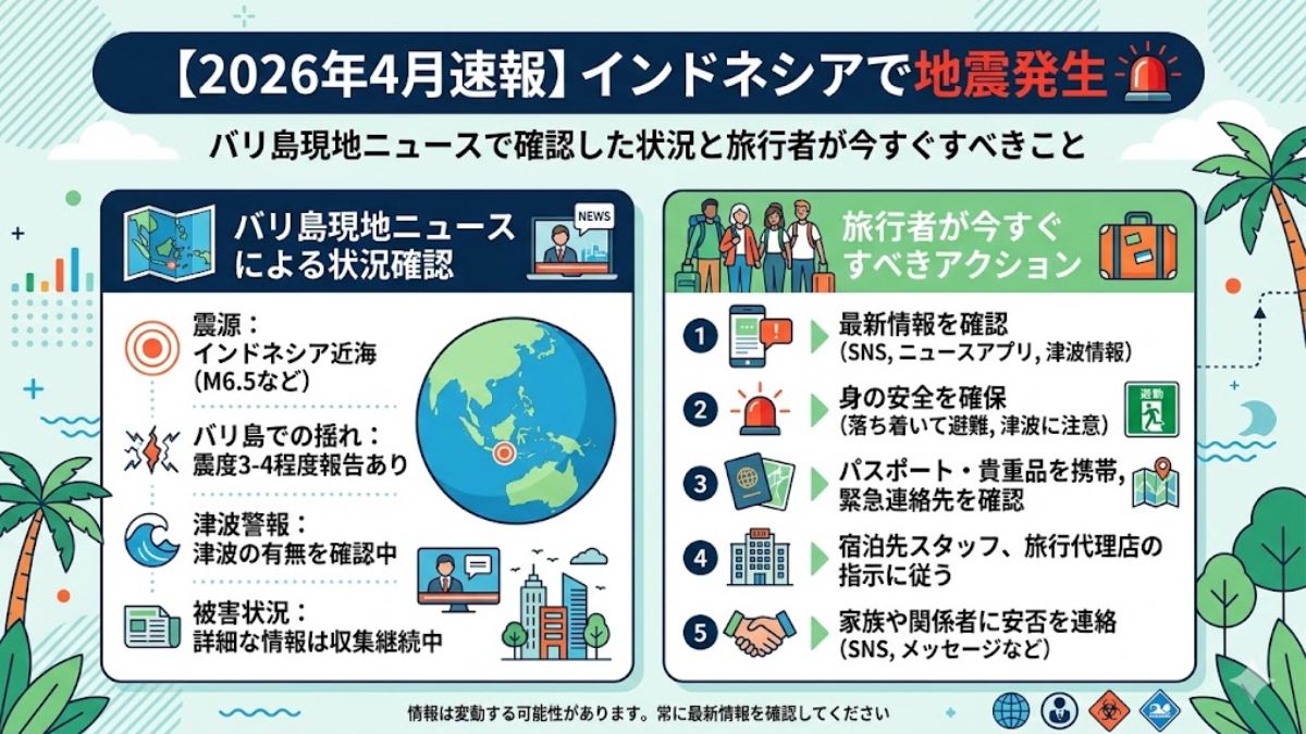 インドネシア４月地震発生